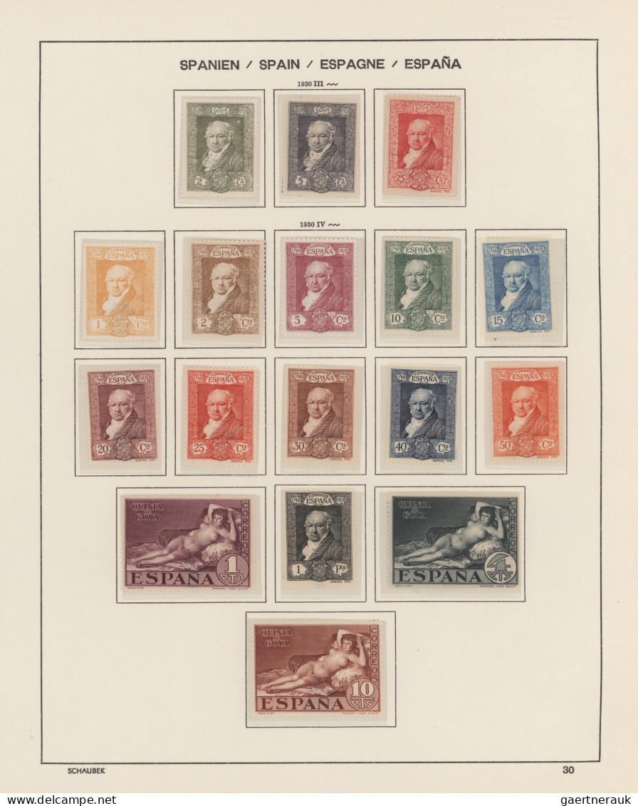 Spain: 1850/1939, Mint And Used Collection From Classic Period On Schaubek Pages - Andere & Zonder Classificatie