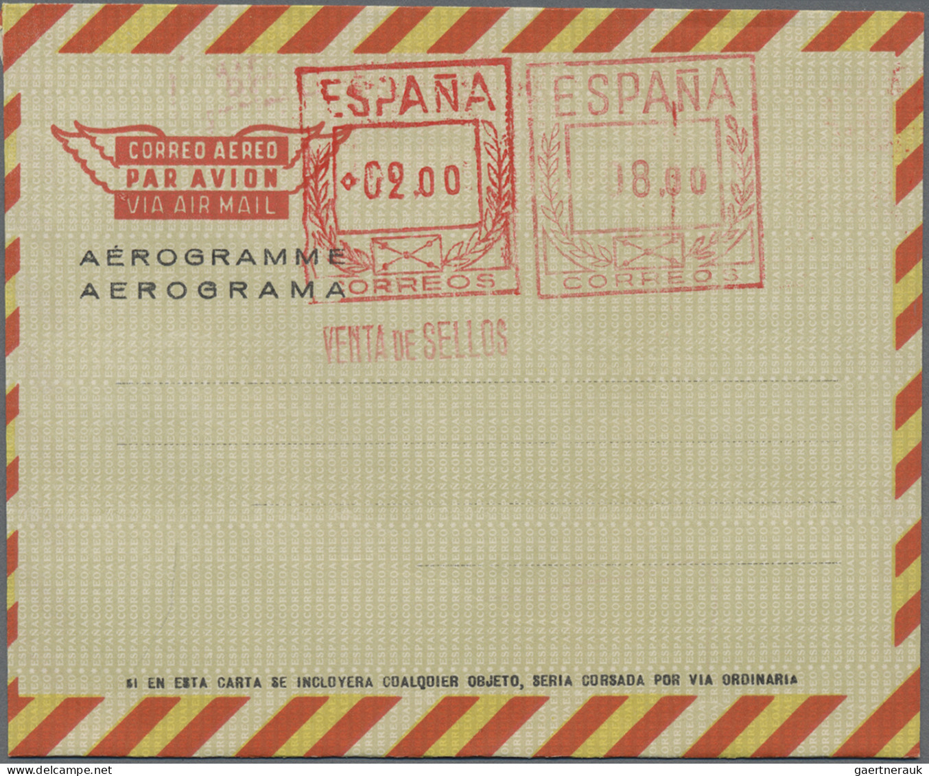 Spain - Postal Stationery: 1970/1987 (ca.), Assortment Of Apprx. 52 Air Letter S - 1850-1931