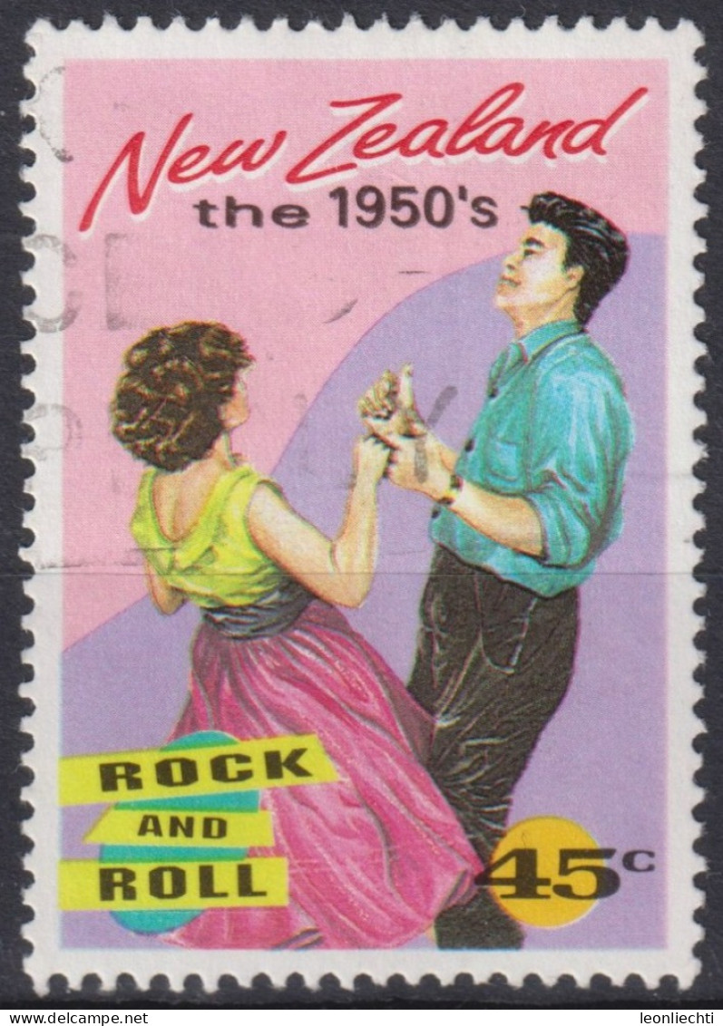 1994 Neuseeland ° Mi:NZ 1334, Sn:NZ 1199, Yt:NZ 1277, Rock & Roll, New Zealand In The 1950s - Used Stamps