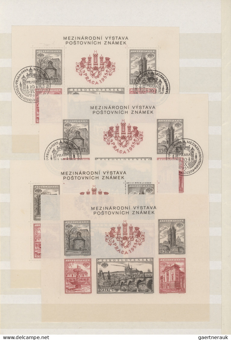 Czechoslowakia: 1919/1986, Mainly Mint (never Hinged) Collection On Stockpages, - Used Stamps