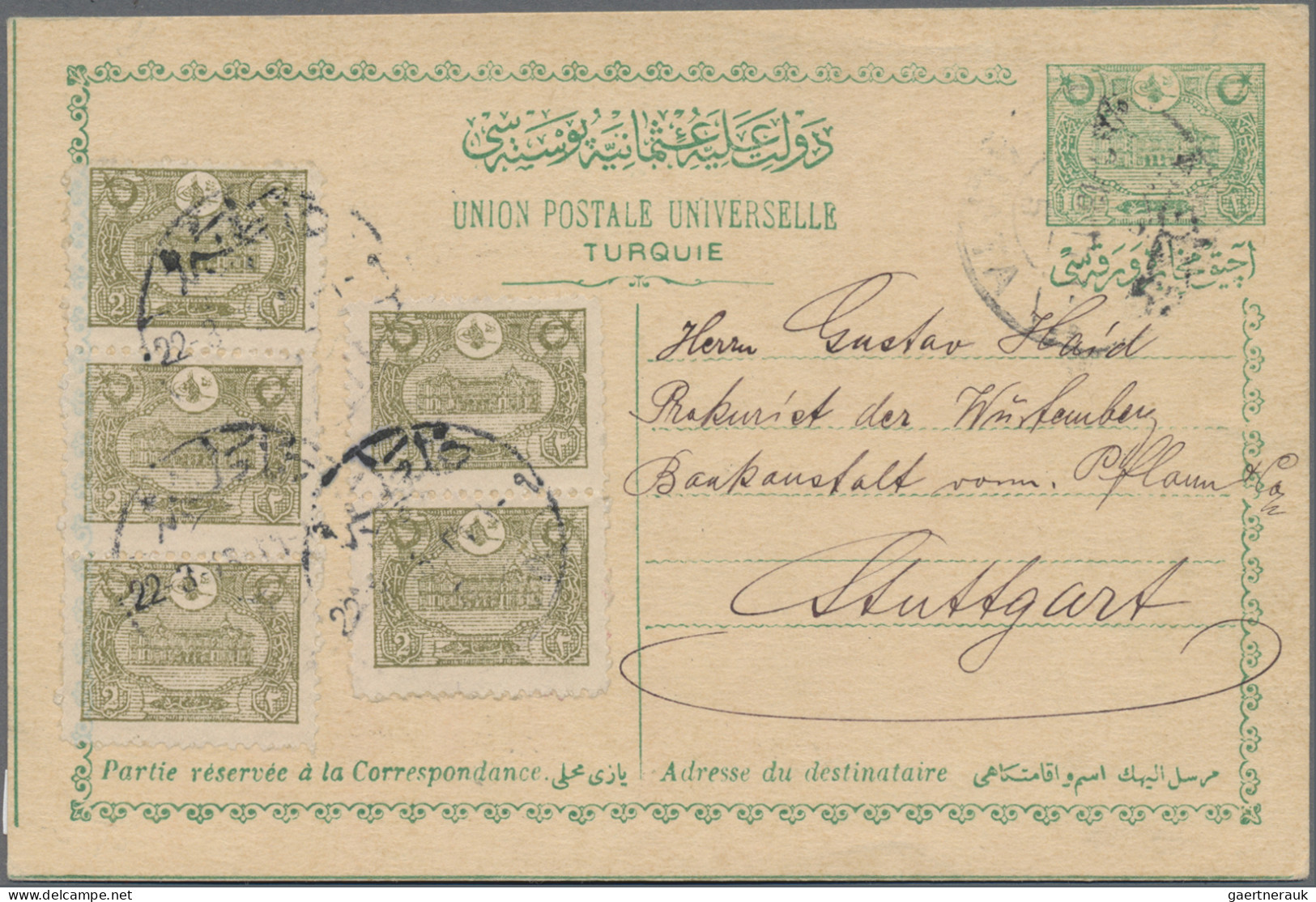 Turkey - Postal Stationery: 1890/1910's Ca.: 45 Used Postal Stationery Cards, Re - Entiers Postaux