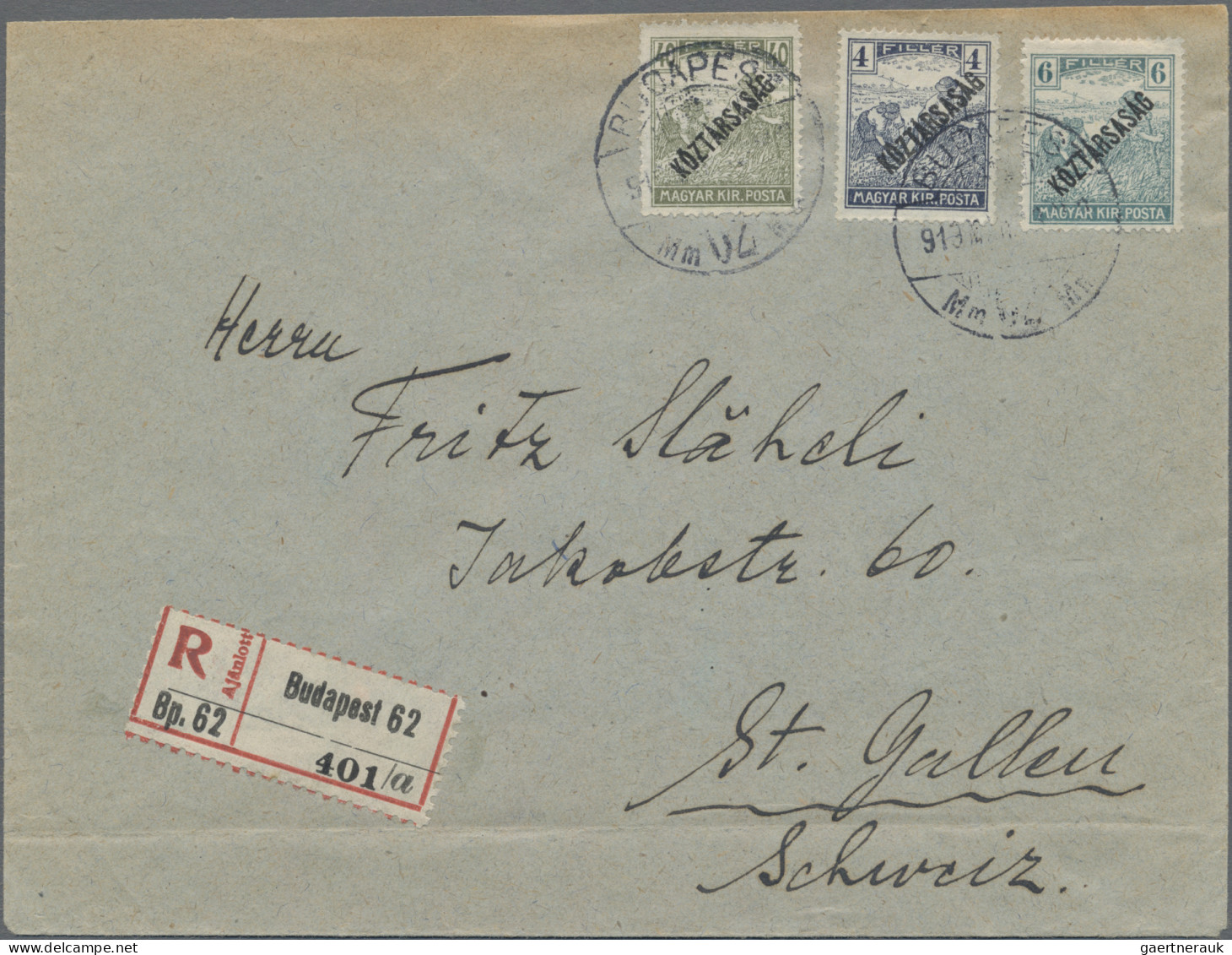 Hungary: 1896/1928, Petty Collection Of 15 Covers/cards/parcel Despatch Forms Se - Brieven En Documenten