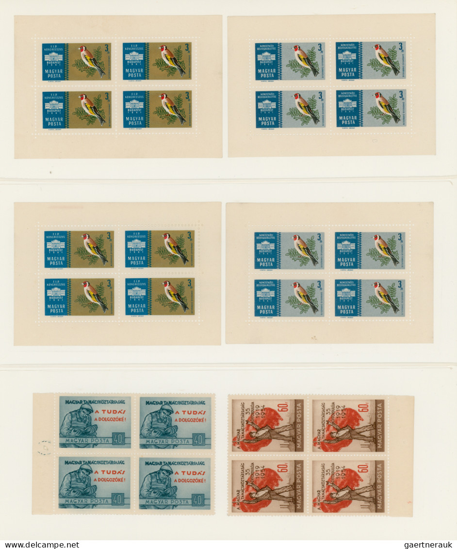 Hungary: 1916/2020 Ca.: Sammlung Von Marken Auf Steckseiten Im Album, Postfrisch - Used Stamps