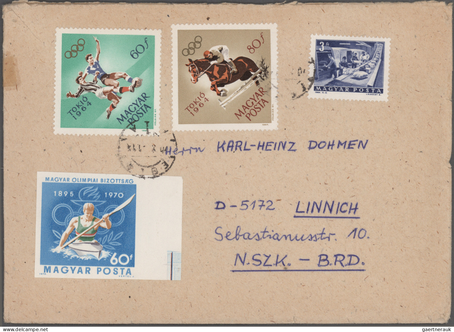 Hungary: 1933/1972, Balance Of Apprx. 360 Covers, Main Value 1960s/1970s F.d.c. - Lettres & Documents