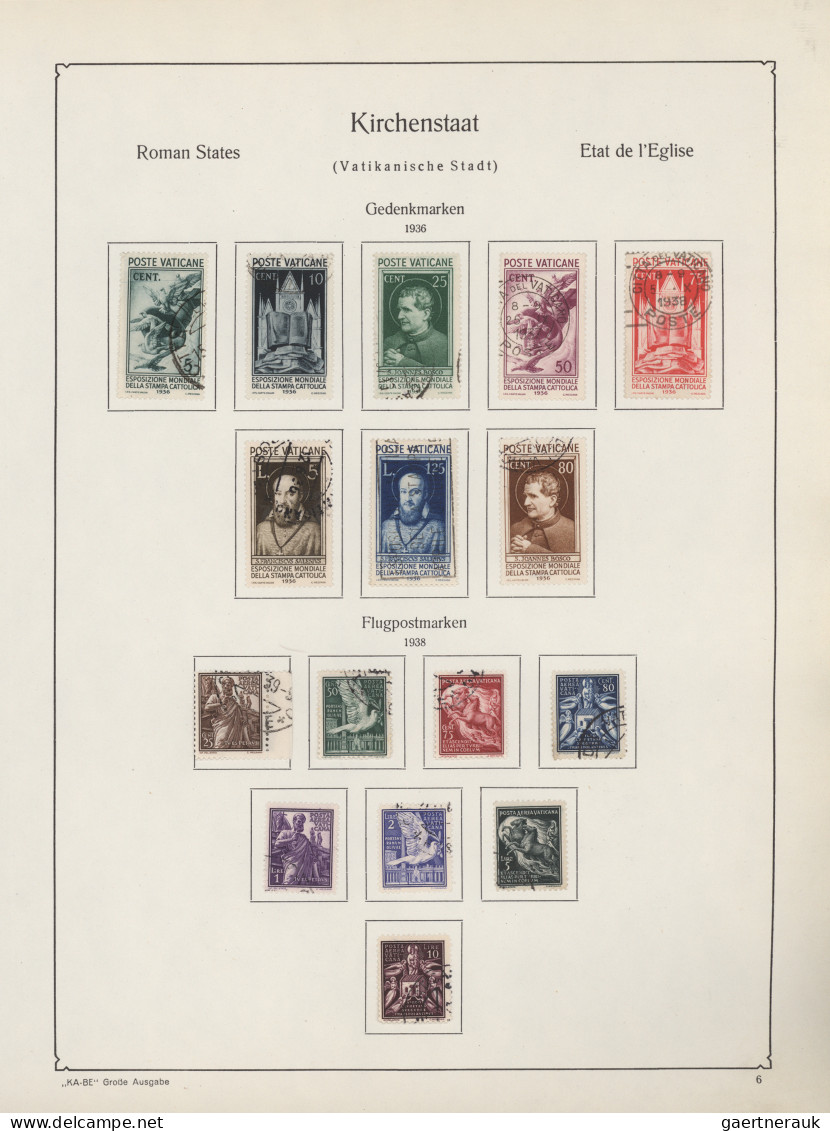 Vatican City: 1929-1993 Used Collection With All The Good Issues Including 1934 - Colecciones