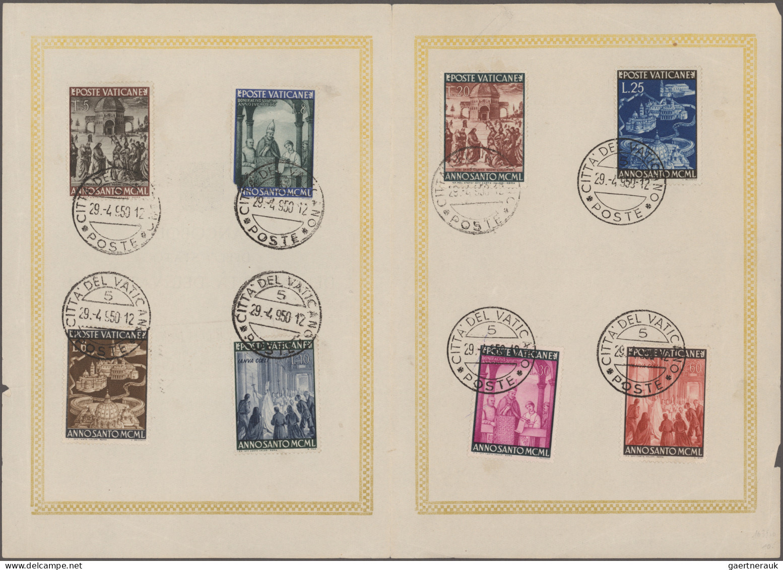 Vatican City: 1950/2005, Balance Of Apprx. 300 Philatelic Covers/cards, Incl. St - Collezioni