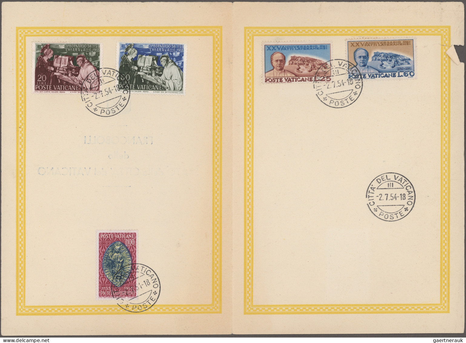 Vatican City: 1950/2005, Balance Of Apprx. 300 Philatelic Covers/cards, Incl. St - Collections