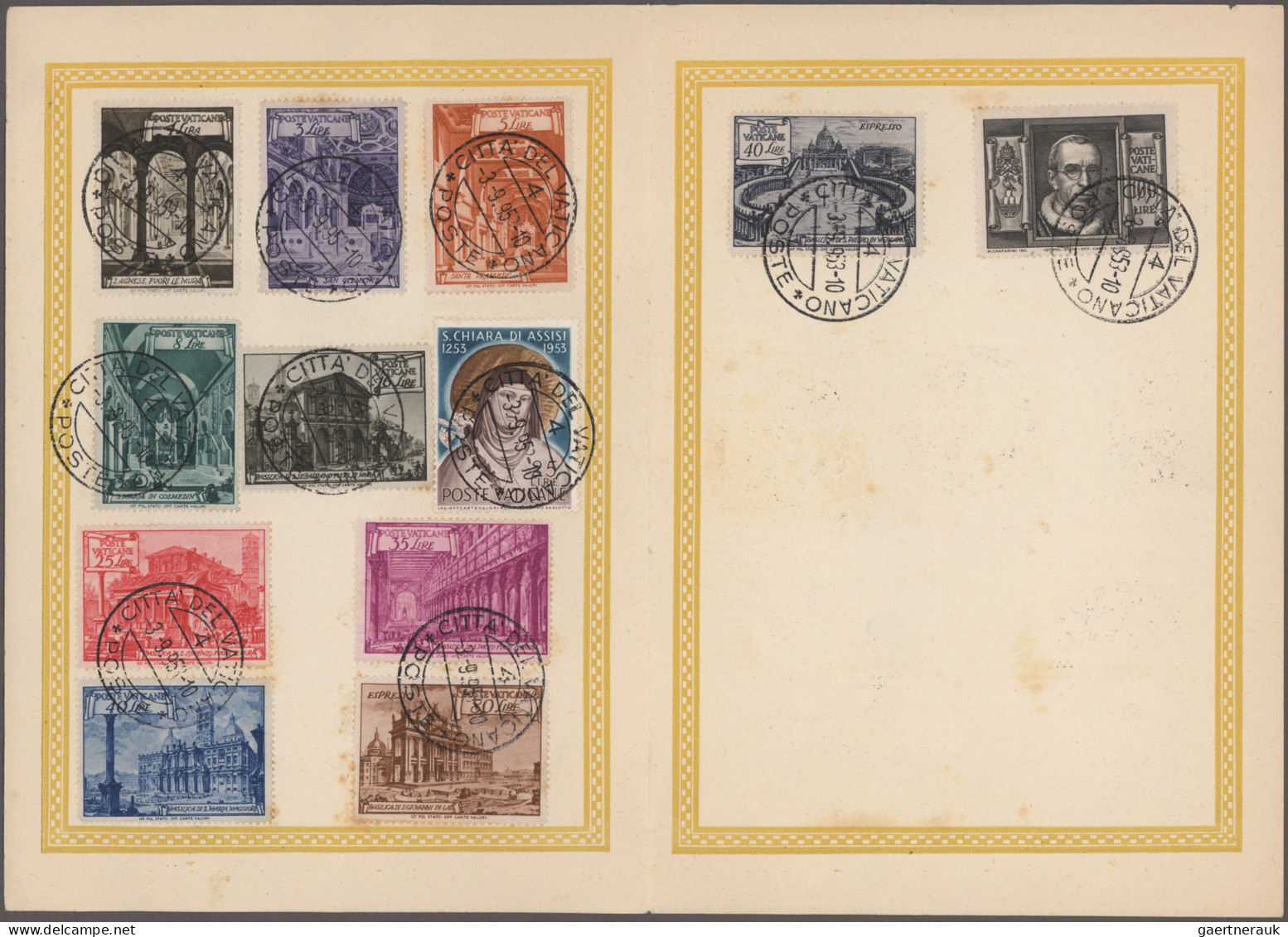 Vatican City: 1950/2005, Balance Of Apprx. 300 Philatelic Covers/cards, Incl. St - Collections