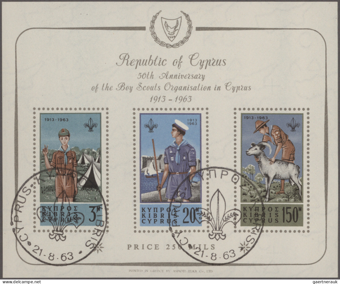 Cyprus: 1934/1963, Fine Used Lot Incl. 1934 Pictorials, 1938/1951 Pictorials, 19 - Autres