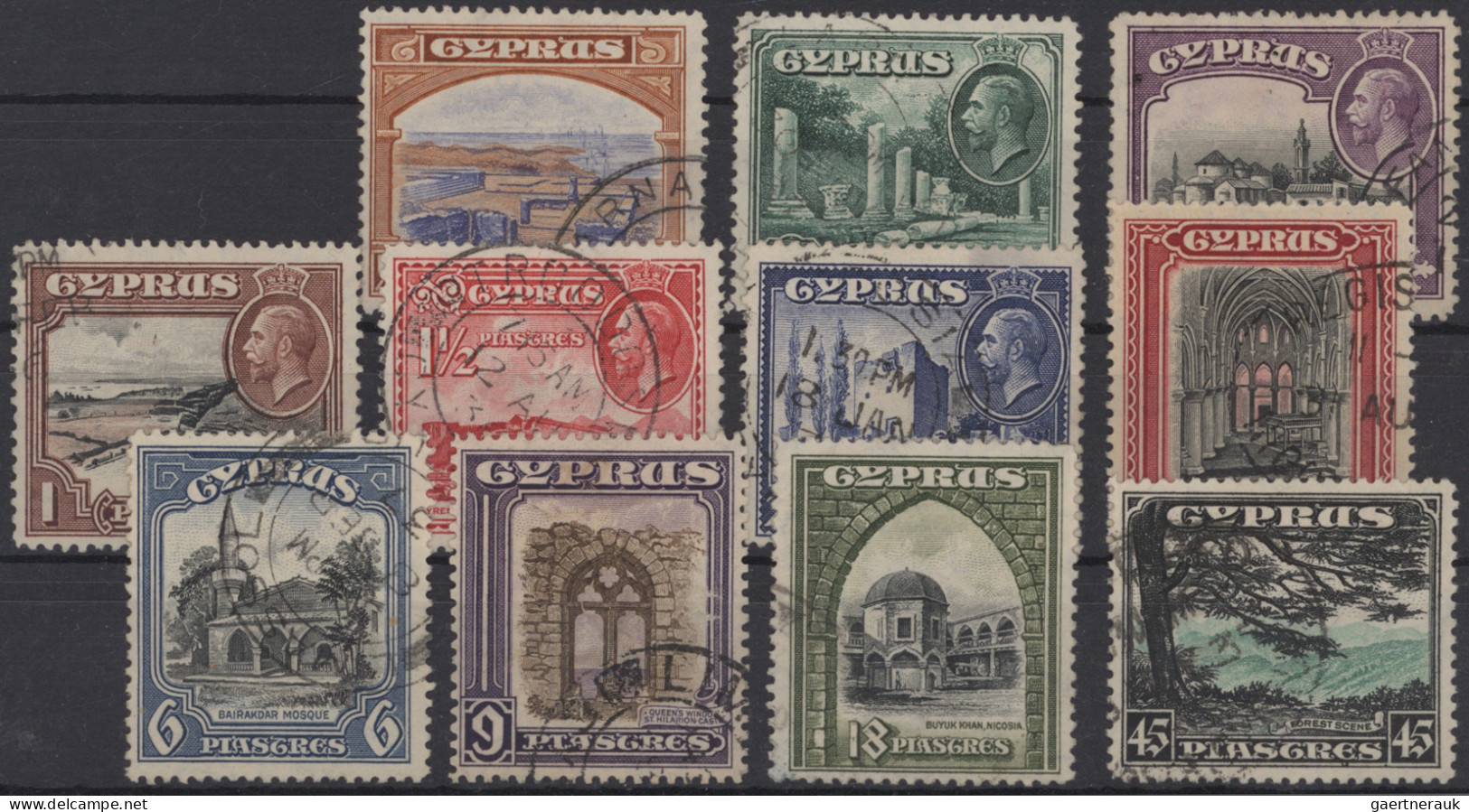 Cyprus: 1934/1963, Fine Used Lot Incl. 1934 Pictorials, 1938/1951 Pictorials, 19 - Andere