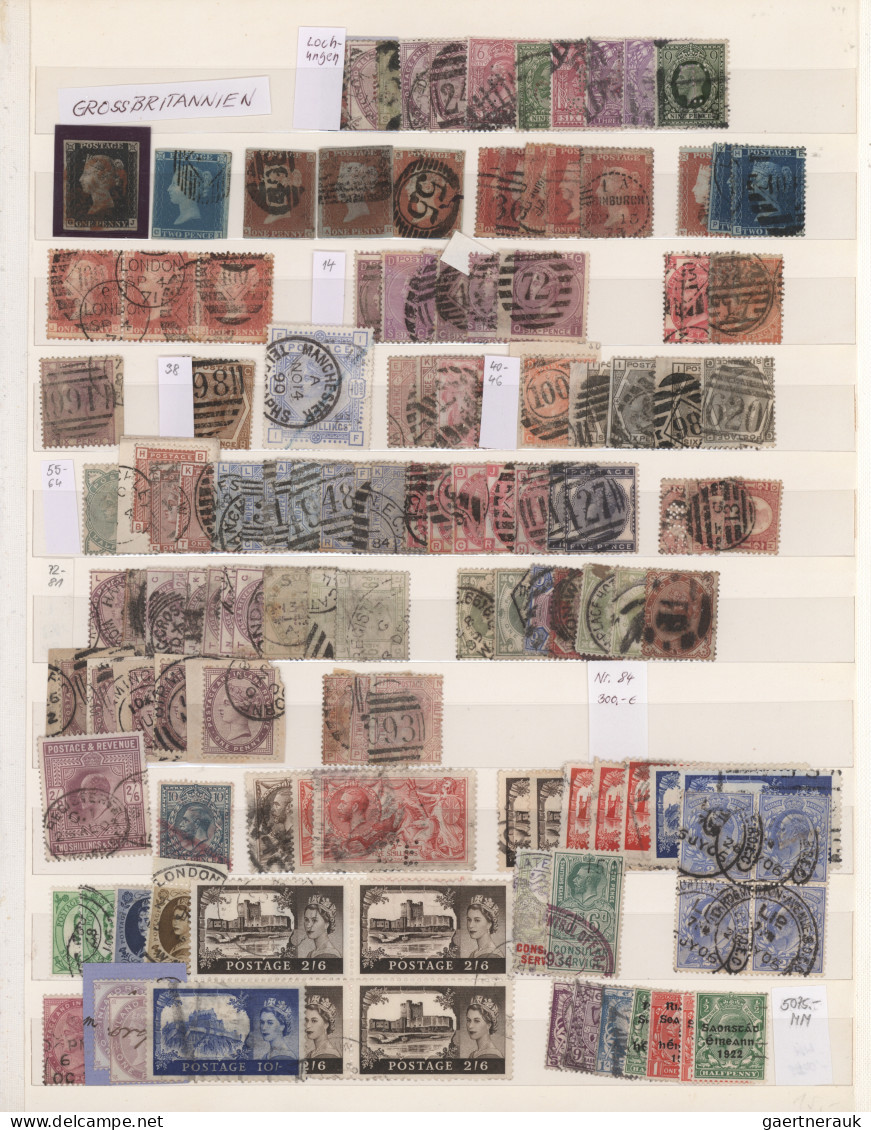 Europe: 1840-1940 Ca.: Stockbook Containing Mint And/or Used Stamps From Various - Europe (Other)