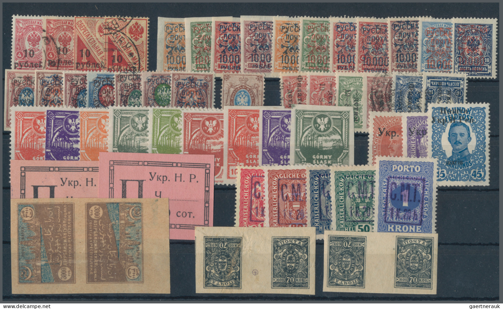 Europe: 1850/1950 (ca.), Used And Mint Assortment On Stockcards, Some In Mixed C - Otros - Europa