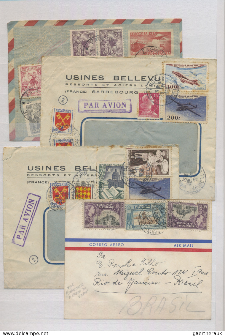 Europe: 1904/1955, More Than 260 Interesting Covers And Postal Stationeries, Mos - Andere-Europa