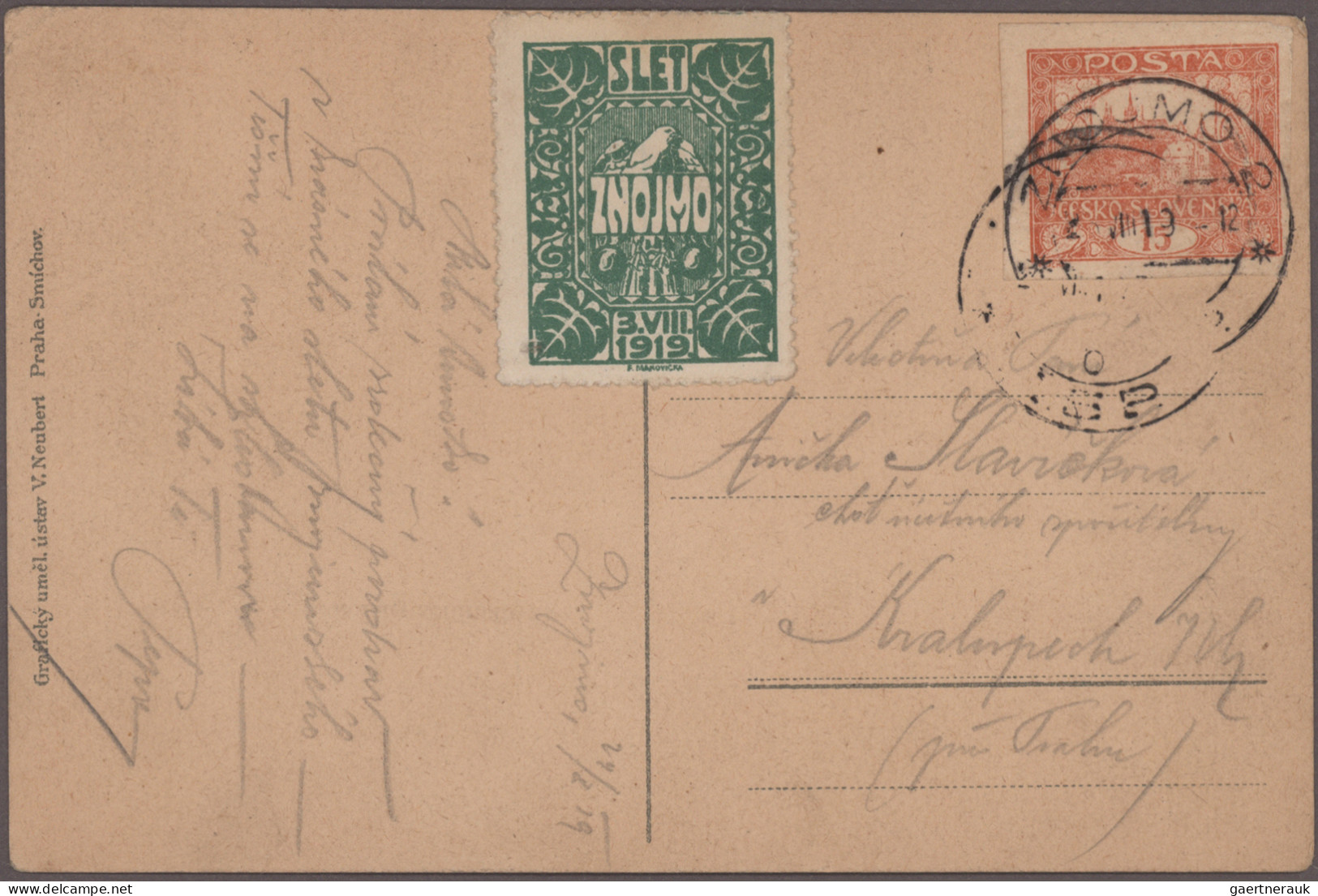 Europe: 1850-modern: About 240-250 covers, postcards and postal stationery items