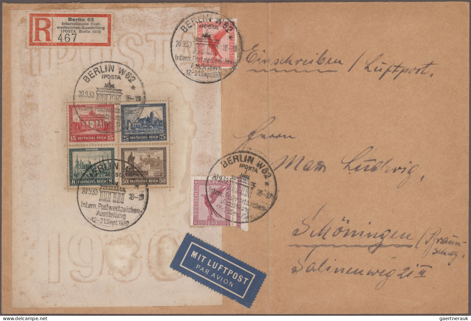 Europe: 1860er-1960er Jahre Ca.: Etwa 140-150 Briefe, Postkarten, Ganzsachen Und - Andere-Europa