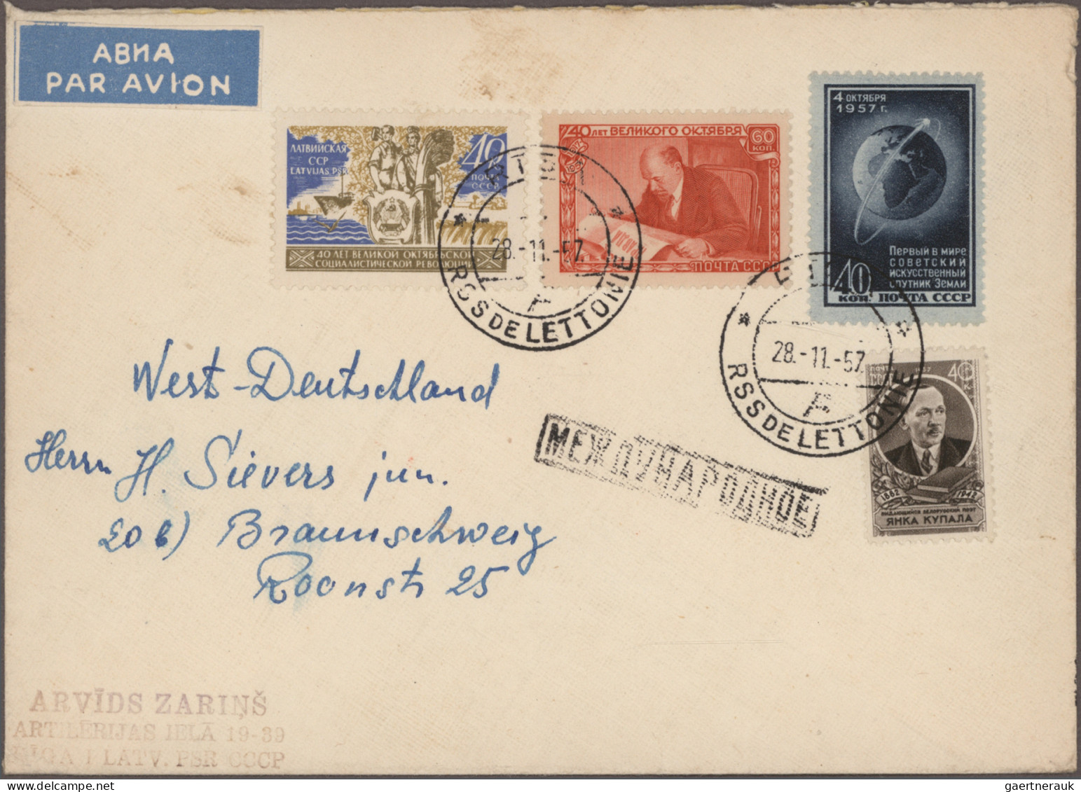 Europe: 1890/1980 (ca.), Balance Of Apprx. 640 Covers/cards/stationeries, Compri - Sonstige - Europa