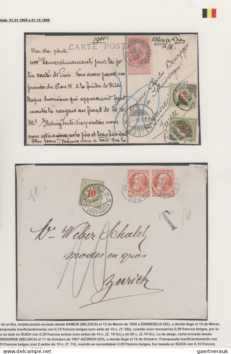 Benelux: 1904/1938 Collection Of 18 Covers, Postcards And Postal Stationery Item - Europe (Other)