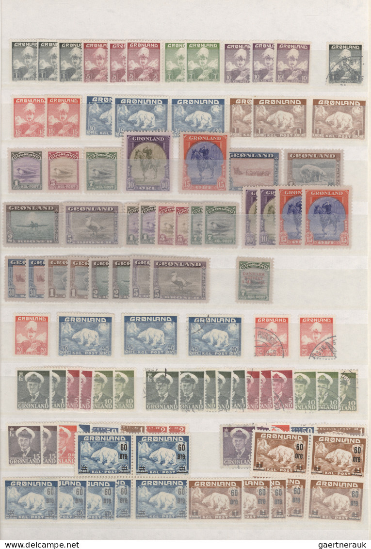 Scandinavia: 1850's-1990's: Mint And Used Stamps As Part Collections Of Various - Otros - Europa