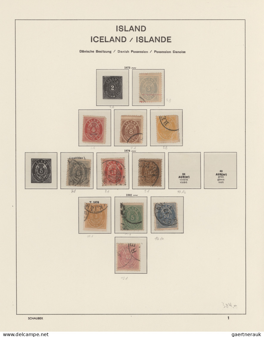 Scandinavia: 1850's-1990's: Mint And Used Stamps As Part Collections Of Various - Autres - Europe