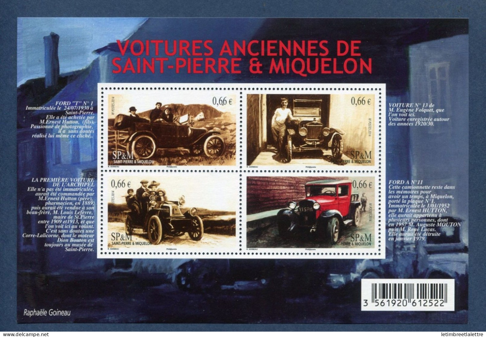 Saint Pierre Et Miquelon - YT N° F 1112 à 1115 ** - Neuf Sans Charnière - 2014 - Unused Stamps