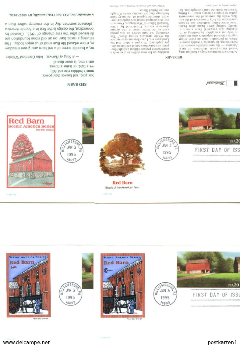 UY41 4 Postal Cards With Reply FDC 1995 - 1981-00