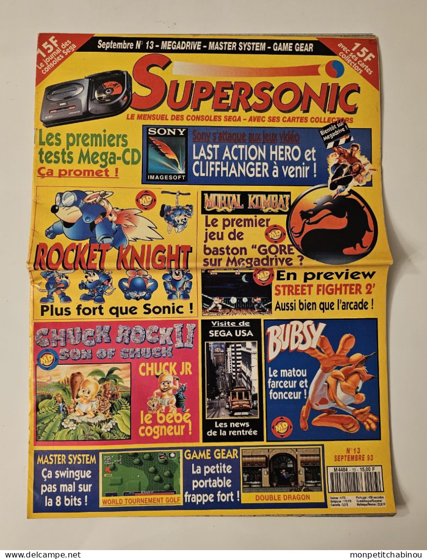 Revue SUPERSONIC N°13 (Septembre 1993) - Informatique
