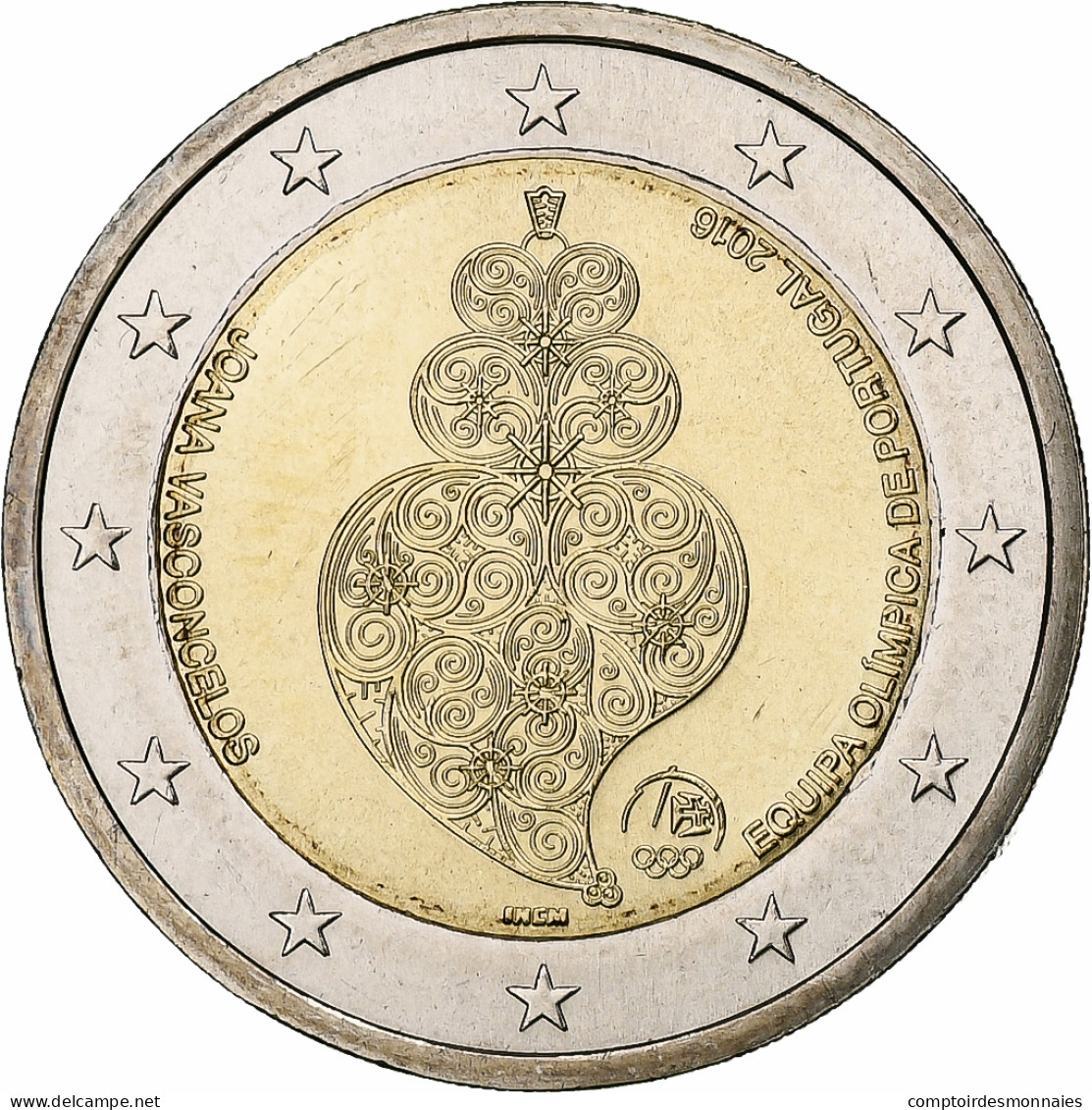 Portugal, 2 Euro, 2016, Bimétallique, SPL, KM:New - Portogallo