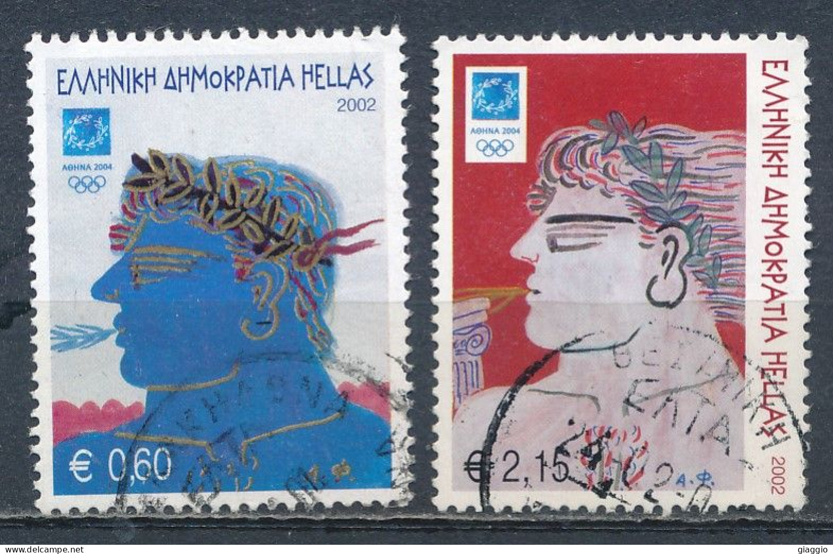 °°° GREECE - Y&T N°2107/8 - 2002 °°° - Used Stamps