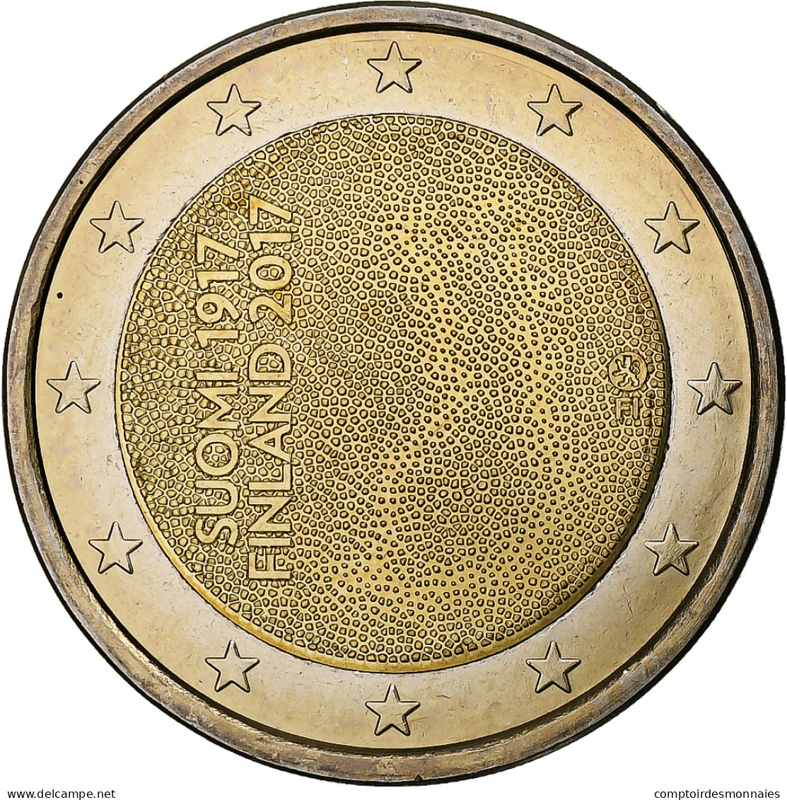 Finlande, 2 Euro, 2017, Bimétallique, SPL, KM:New - Finlandia