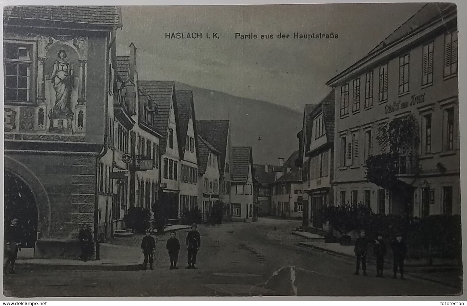 Deutschland, Germany - Haslach, Partie Aus Der Hauptstrasse - Animee - Haslach