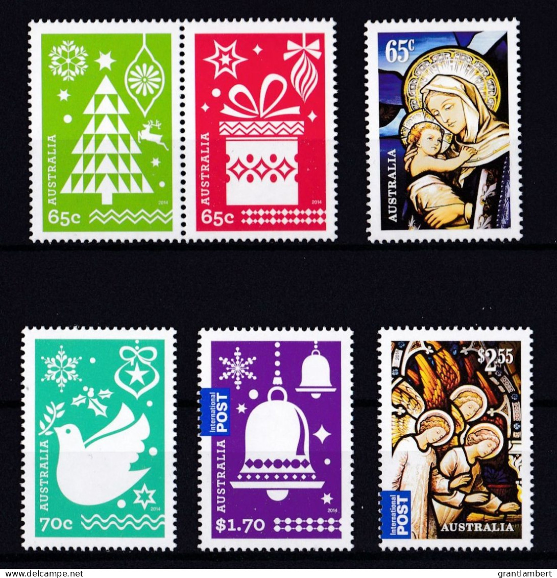 Australia 2014 Christmas  Set Of 6 MNH - Mint Stamps