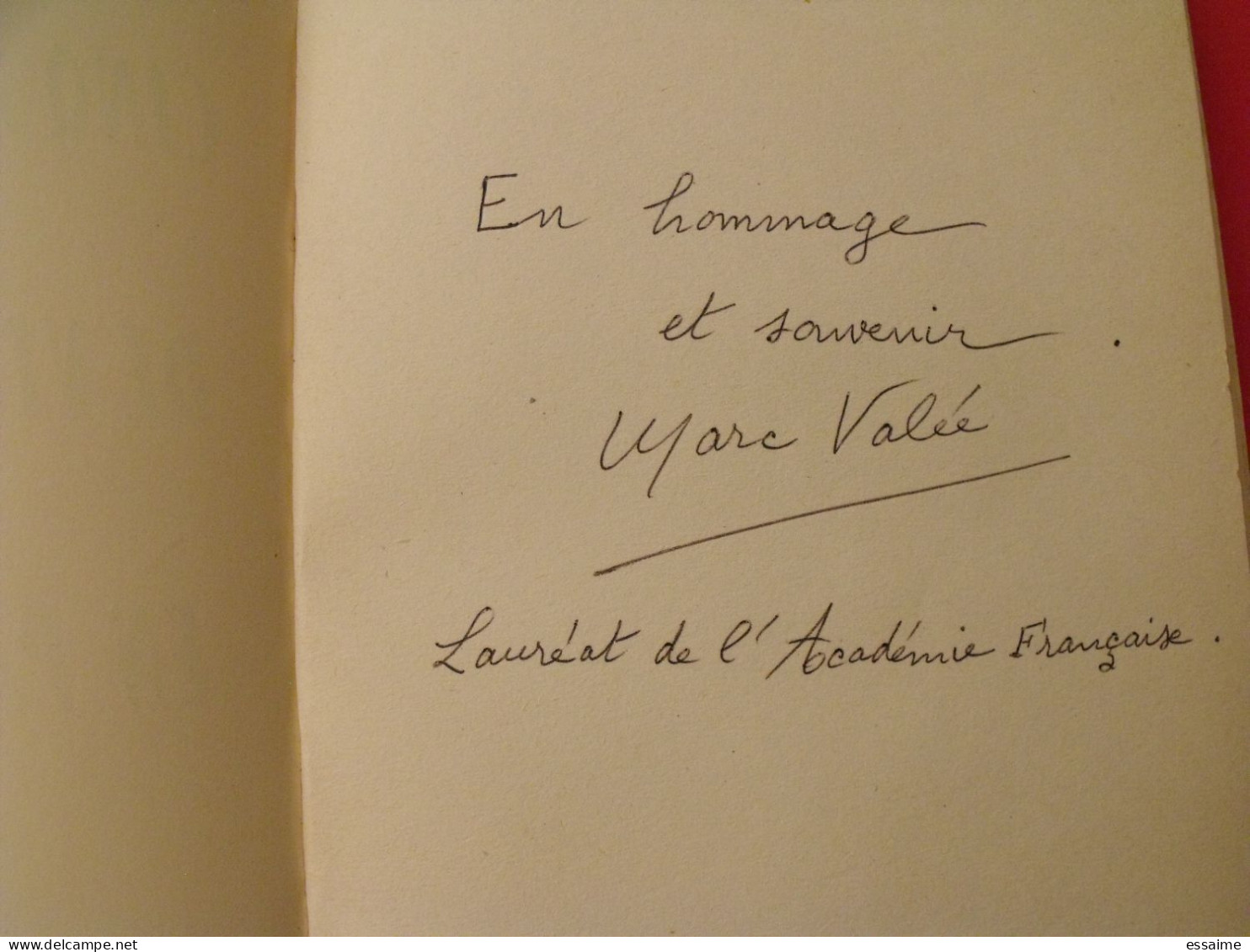 Cinq Années De Vie Et De Guerre En Pays Mayennais 1940-1944. Marc Valée. Iéna 1962. Dédicace De L'auteur - Pays De Loire