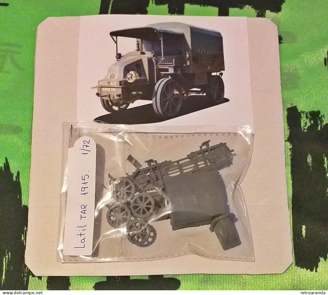 Kit Maqueta Para Montar Y Pintar - Vehículo Militar - 1915 . 1ª Guerra Mundial - Latil Tar . - Military Vehicles