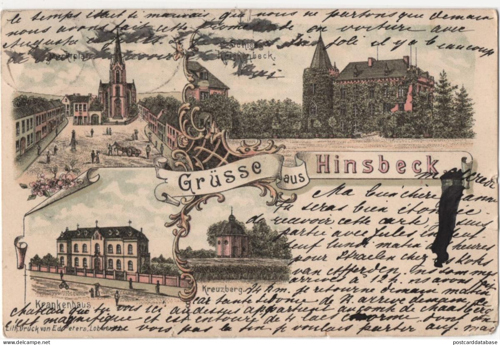 Grusse Aus Hinsbeck - & Litho - Nettetal