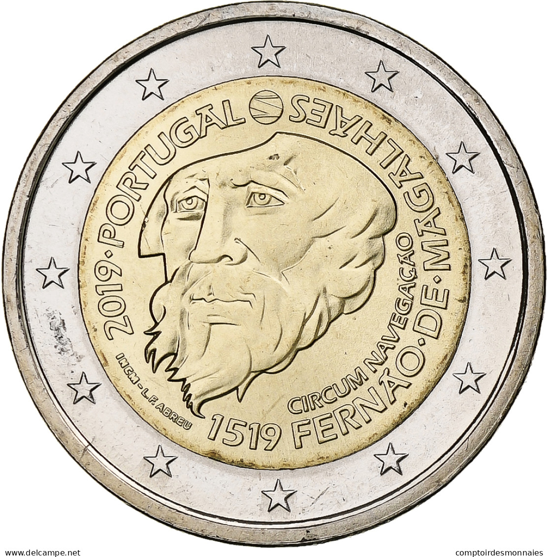 Portugal, 2 Euro, 2019, Bimétallique, SPL, KM:New - Portugal