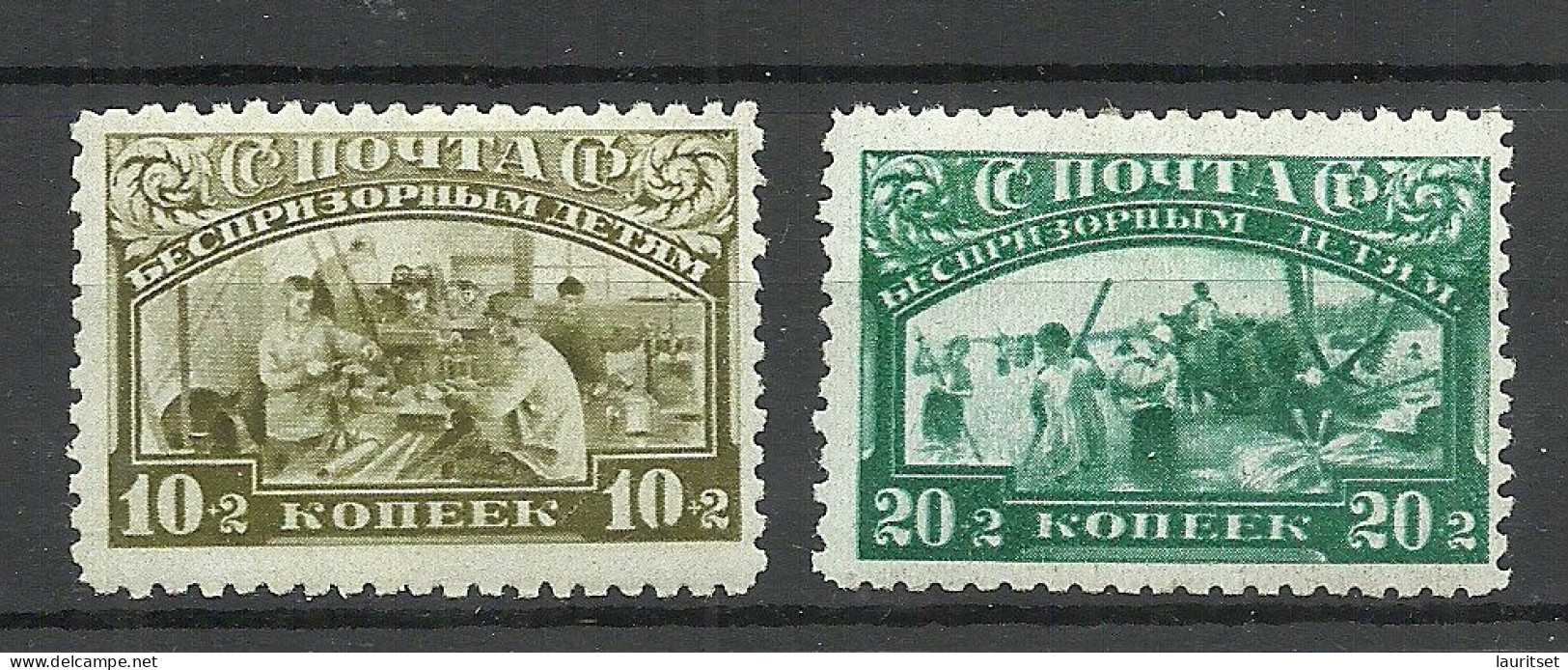 RUSSLAND RUSSIA 1929/30 Michel 383 - 384 * - Neufs