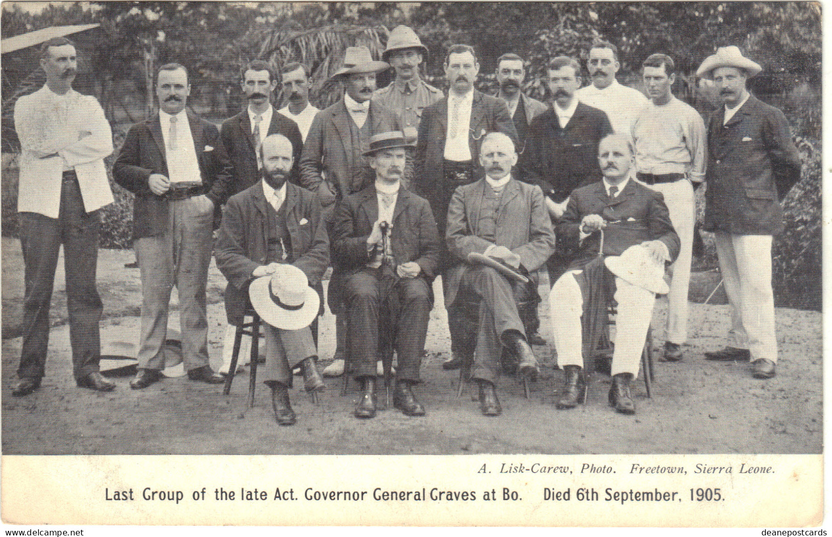 Sierra Leone - Lat Goup Of The Late Act Governor General Graves At Bo - Sierra Leone