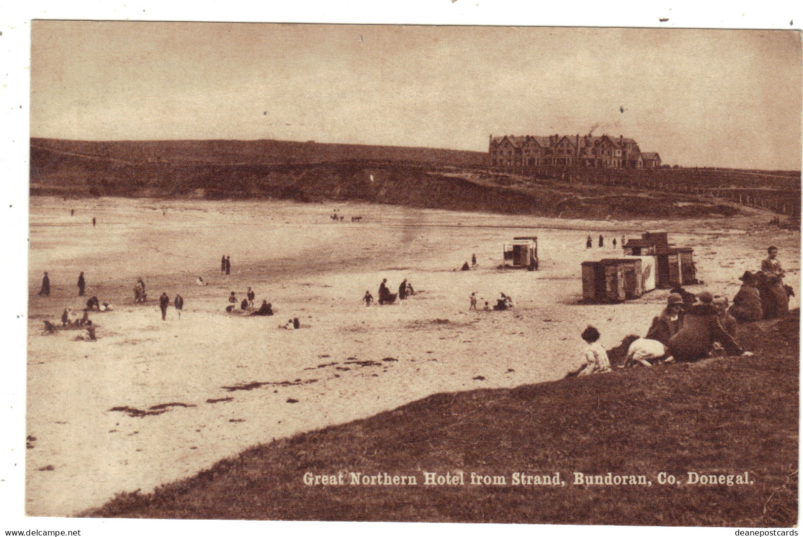 Ireland - Bundoran Great Northern Hotel From Strand - Donegal