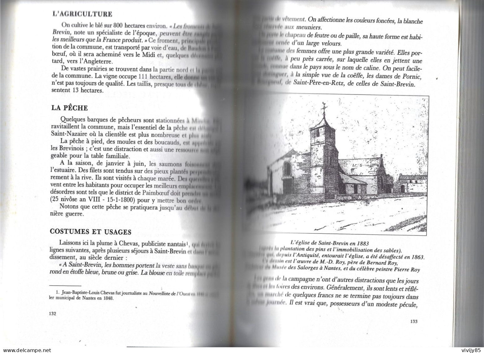 44 - T.Beau Livre De 265 Pages " SAINT BREVIN à Travers Les Siècles " Par A.Duru - Pays De Loire