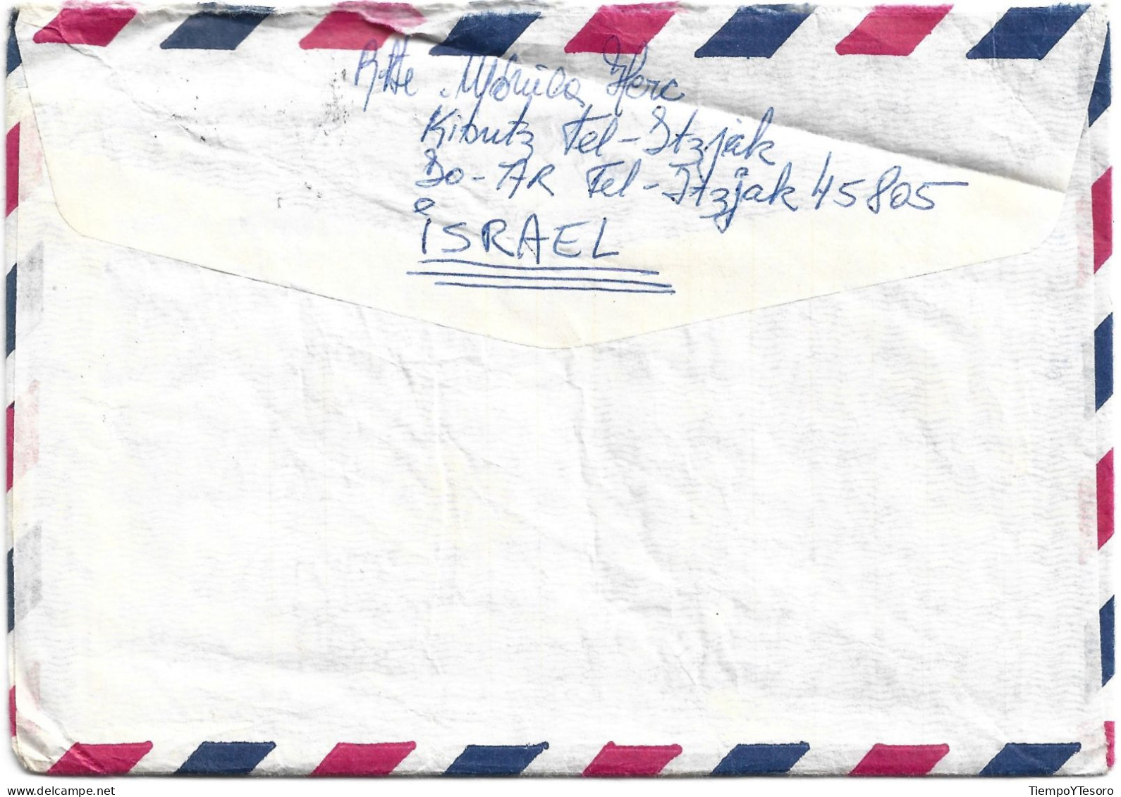 Correspondence - Israel To Argentina, Tel Aviv And Haifi Stamps, N°477 - Luchtpost