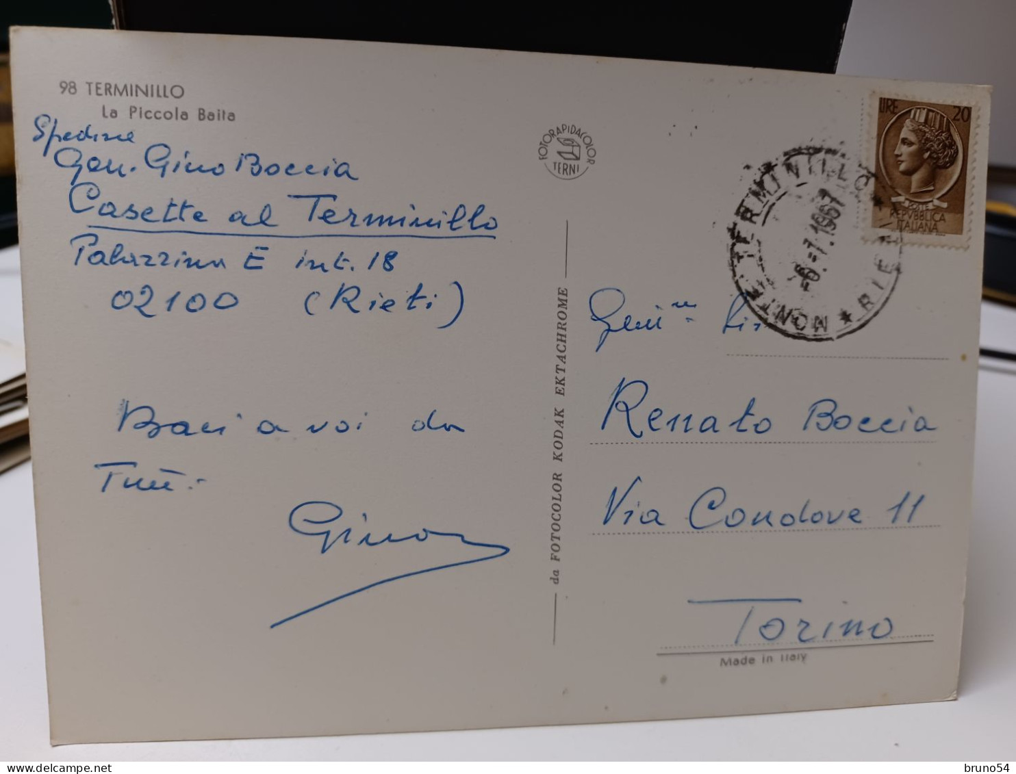 2 Cartoline Terminillo Provincia Rieti 1967, La Piccola Baita - Rieti