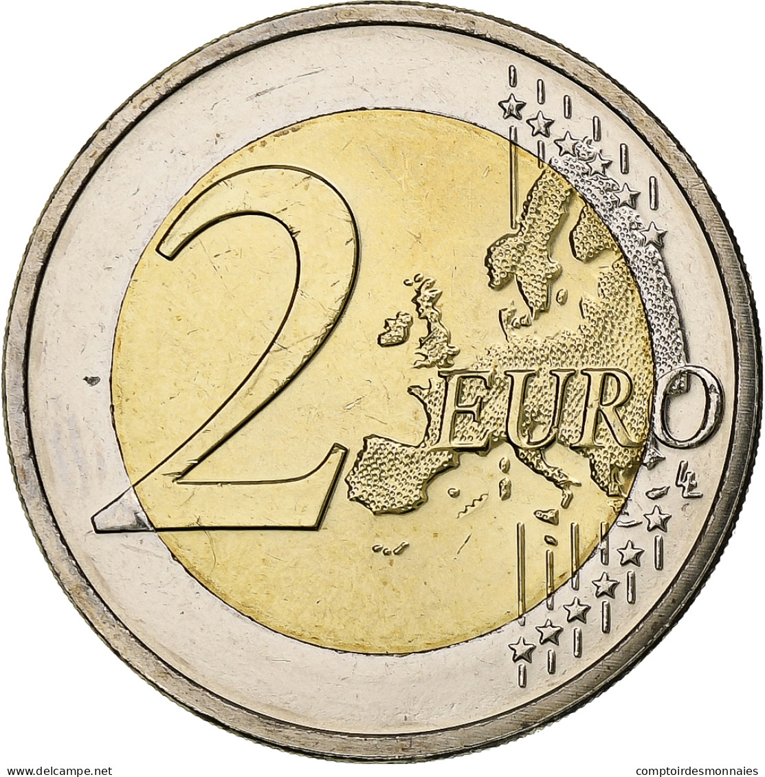 Luxembourg, 2 Euro, 2017, Utrecht, Bimétallique, SPL - Luxembourg