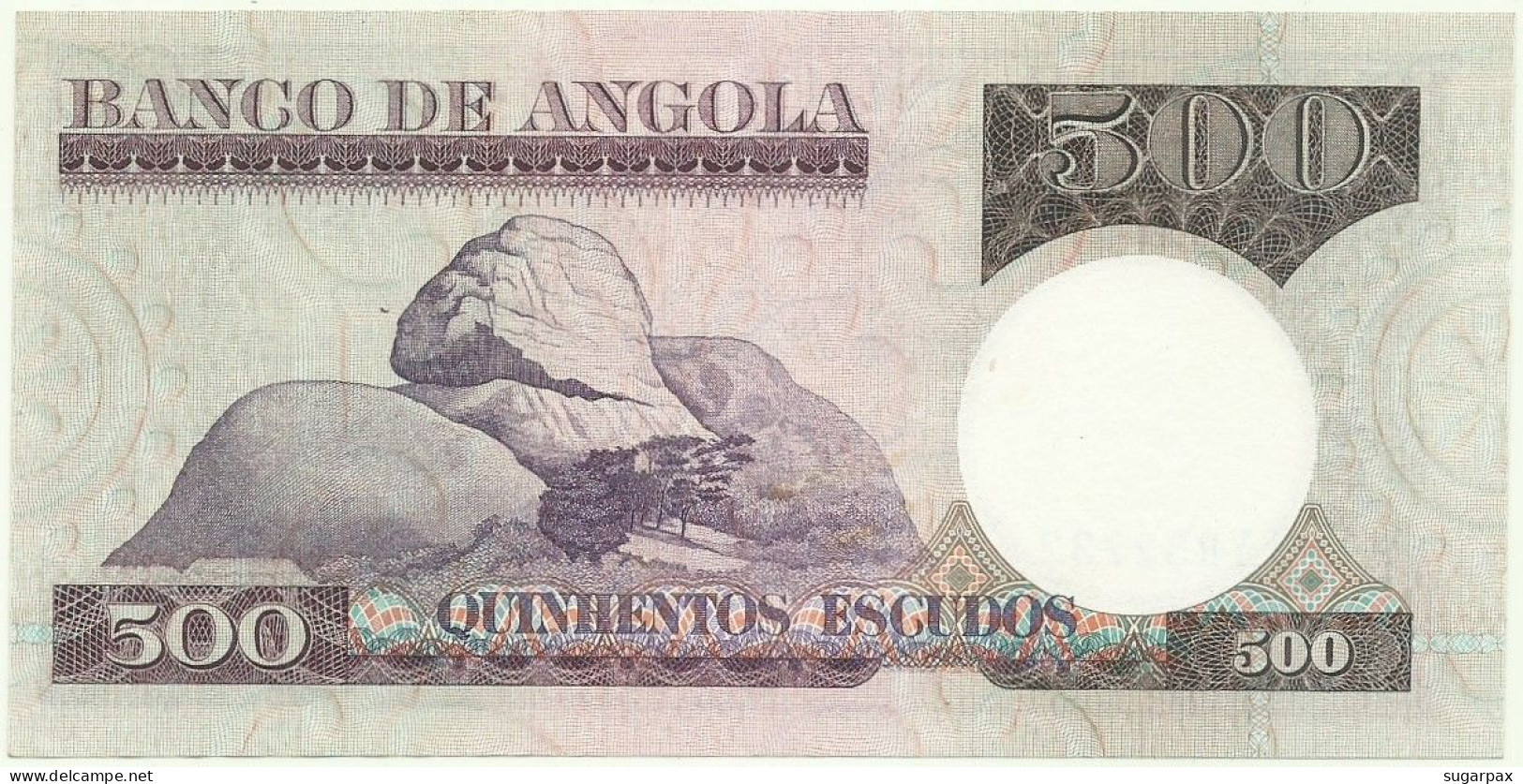 Angola - 500 Escudos - 10.6.1973 - Pick: 107 - Serie YR - Luiz De Camões - PORTUGAL - Angola