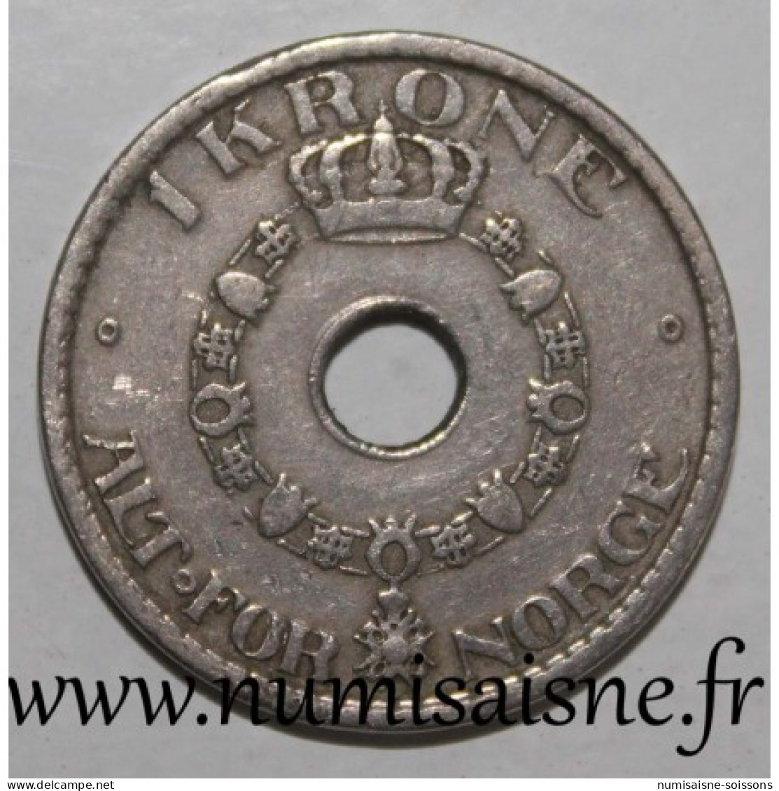 NORVEGE - KM 385 - 1 KRONE 1925 - HAAKON VII - TTB - Norway