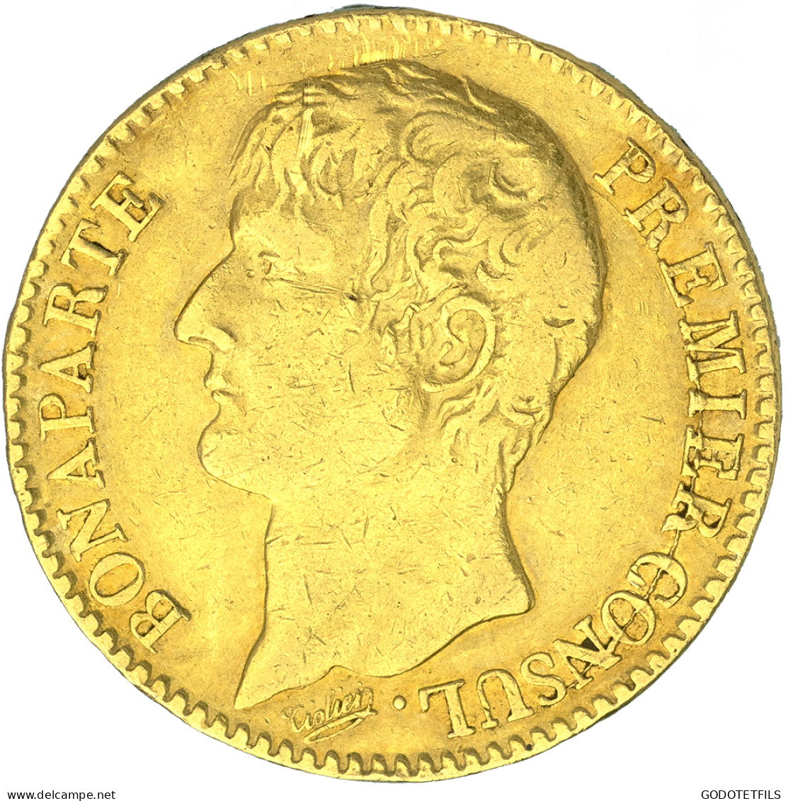 Consulat-Bonaparte Premier Consul-40 Francs An 12 (1803) Paris - 40 Francs (oro)