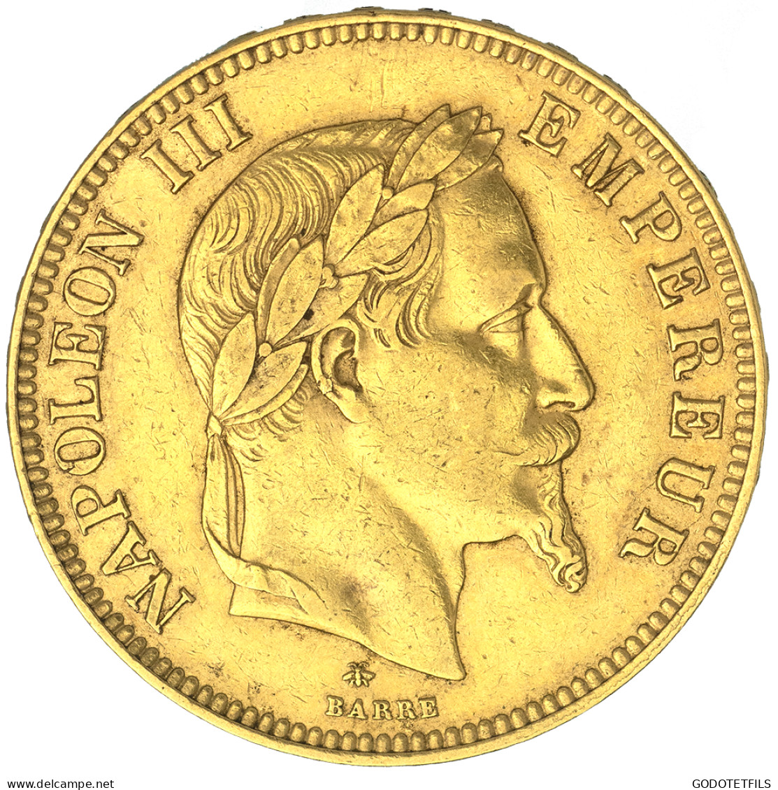 Second-Empire- 100 Francs Napoléon III Tête Laurée 1862 Paris - 100 Francs (goud)