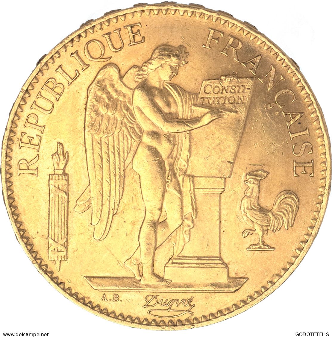 III ème République-100 Francs Génie 1900 Paris - 100 Francs (gold)