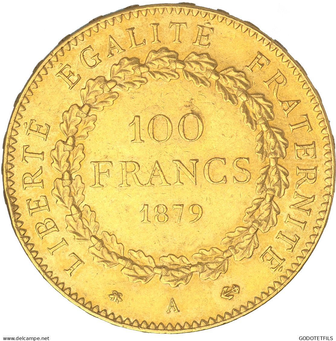 III ème République-100 Francs Génie 1879 Paris - 100 Francs (or)