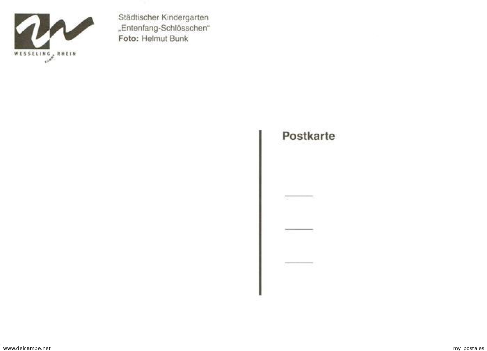 73954389 Wesseling_NRW Staedt Kindergarten Entenfang Schloesschen - Wesseling