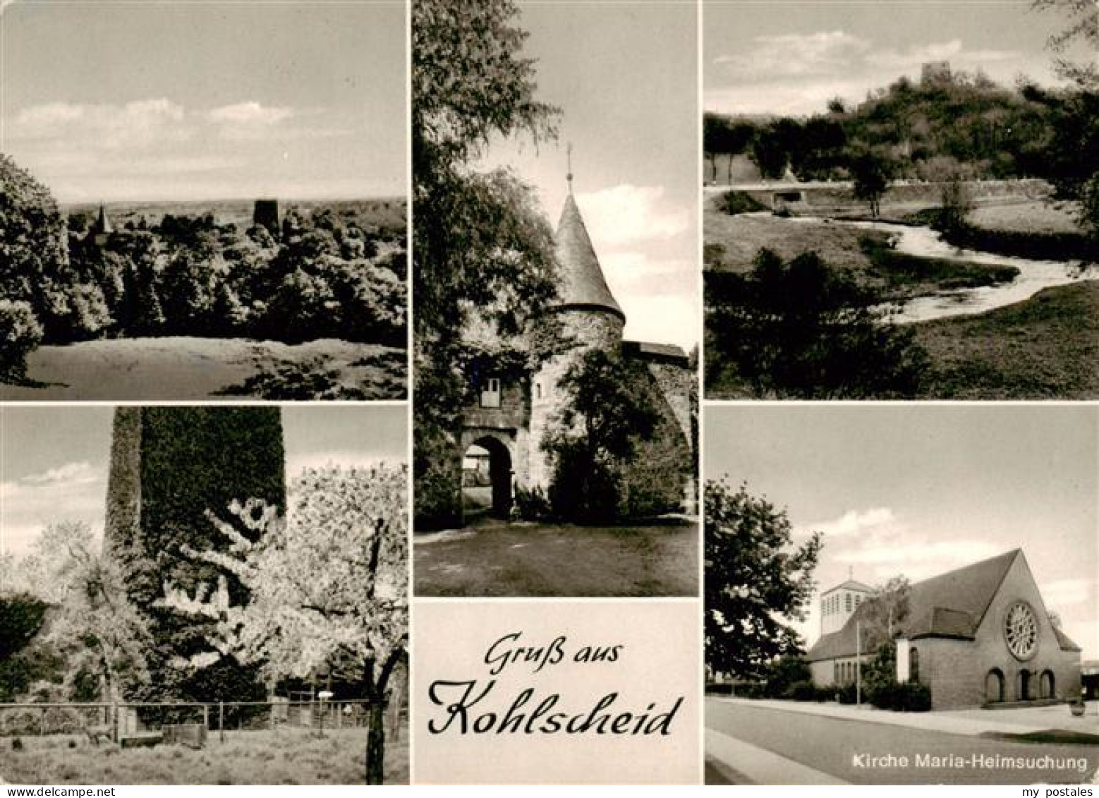 73914159 Kohlscheid Panorama Stadtturm Kirche Maria Heimsuchung - Herzogenrath